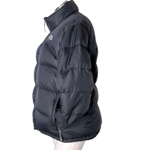 THE NORTH FACE Retro 1996 Black Nuptse 700 Down Puffer Jacket Coat Women's XL - Picture 5 of 16